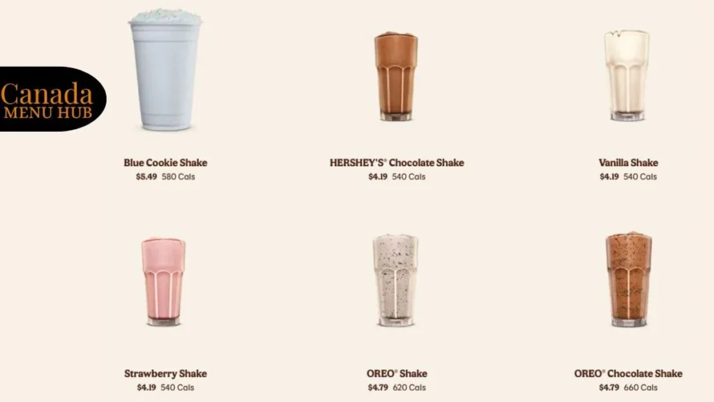 Burger King DrShakes Canada Prices 2026 (1)