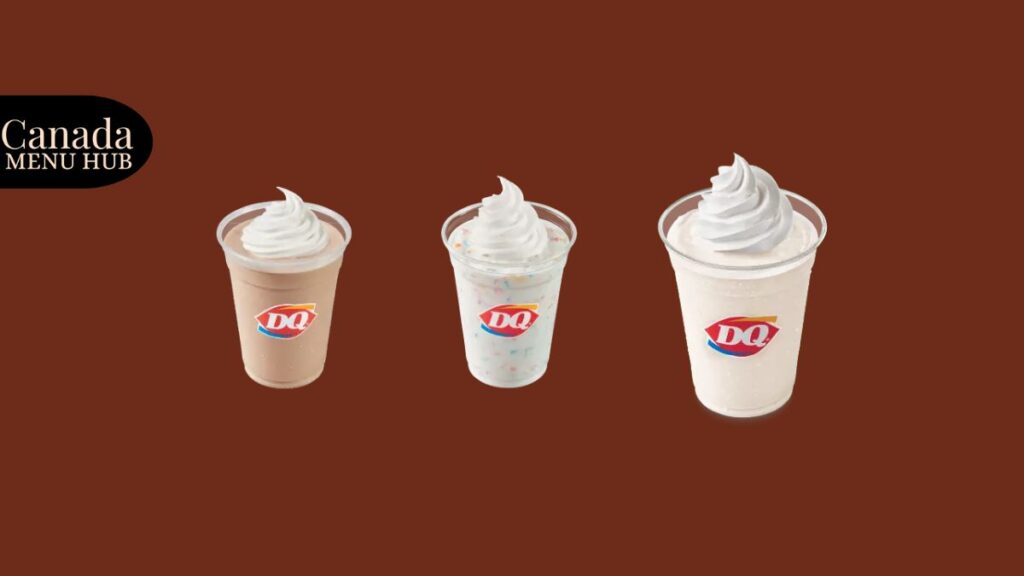 Dairy Queen Beverages & Handmade Drinks Menu With Prices in Canada 2026