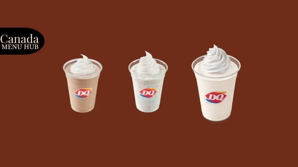 Dairy Queen Beverages & Handmade Drinks Menu With Prices in Canada 2026