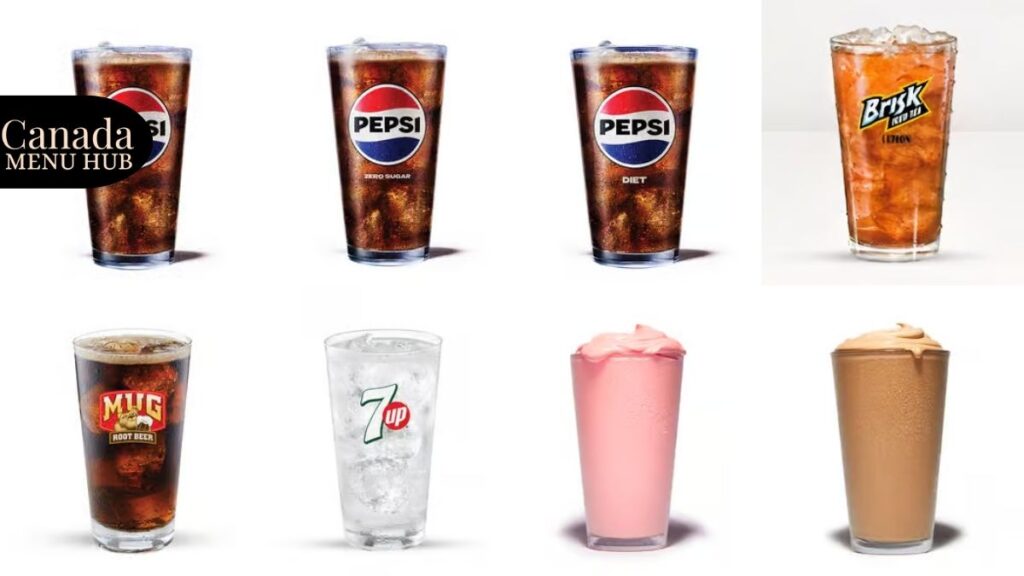 Harveys Frozen Drinks & Slushies Menu Prices in Canada