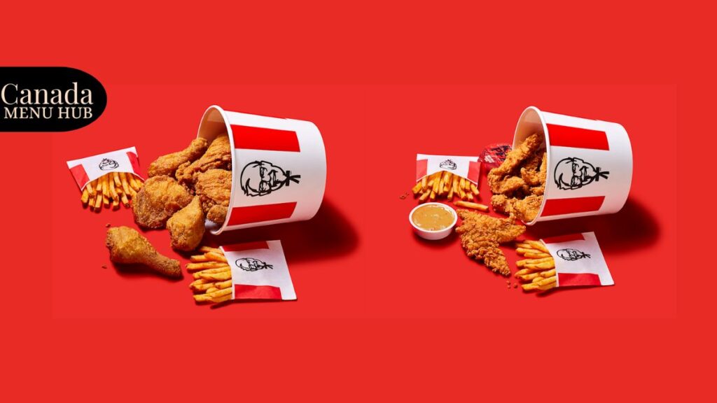 KFC Zinger Drip Menu With Prices Canada