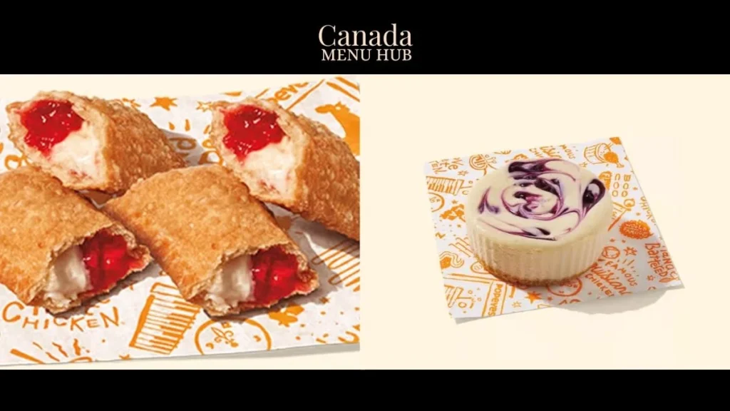 Popeyes Desserts Menu with Prices in Canada