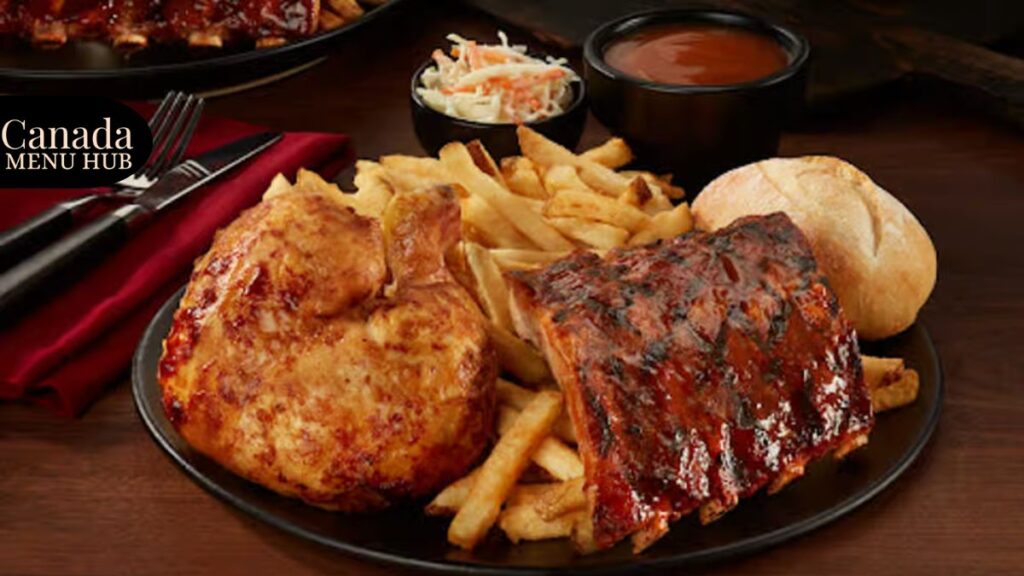Swiss Chalet BBQ Ribs Menu With Prices in Canada