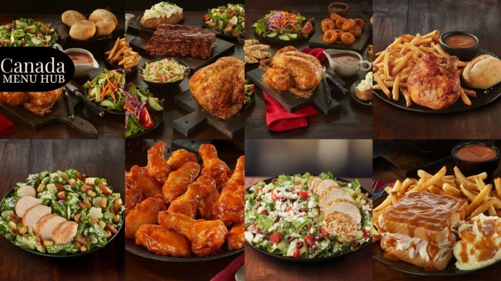 Swiss Chalet Featured Items Menu With Prices in Canada