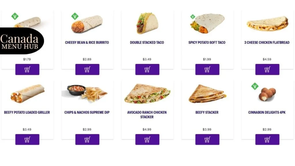 Taco Bell Luxe Value Menu with Prices 2026