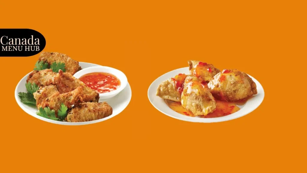 Thai Express Appetizers Menu With Prices in Canada