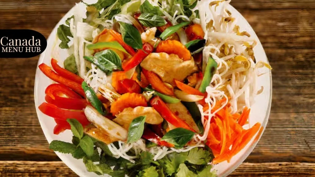 Thai Express Salads Menu With Prices in Canada