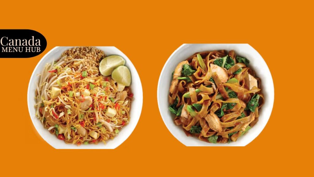 Thai Express Signature Thai Dishes Menu With Prices in Canada