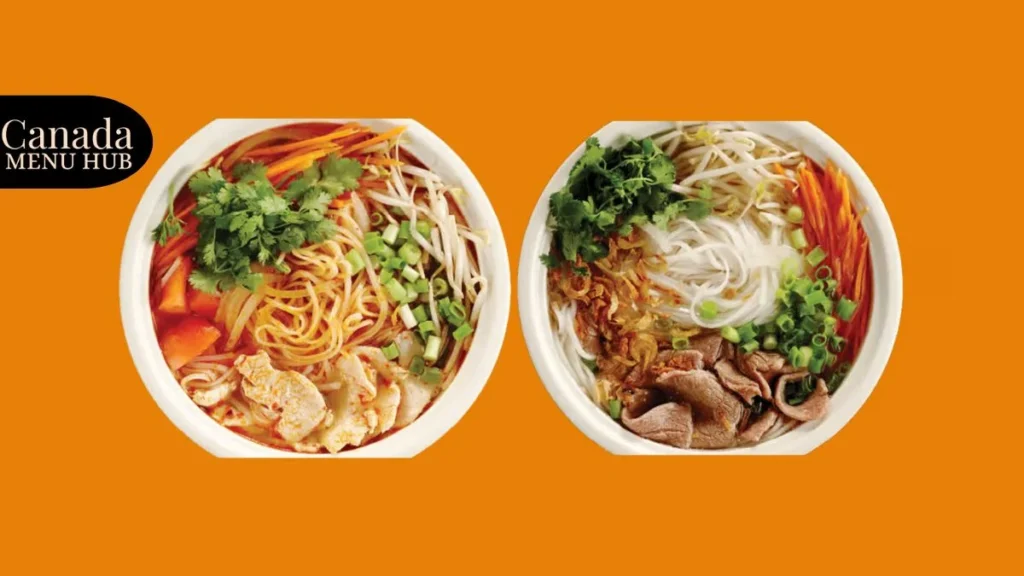 Thai Express Soups Menu With Prices in Canada