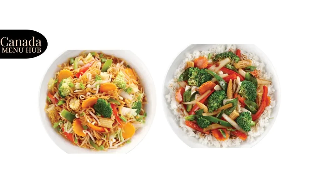 Thai Express Vegan Dishes Menu With Prices in Canada