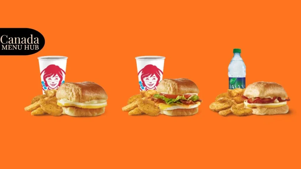 Wendys Breakfast Sandwiches Menu With Prices in Canada
