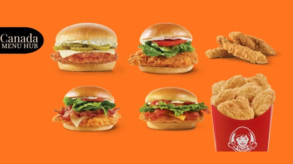 Wendys Chicken, Wraps & Nuggets Menu With Prices in Canada