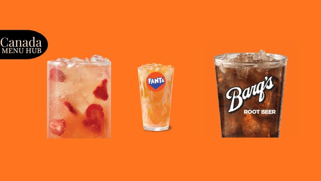 Wendys Drinks & Beverages Menu With Prices in Canada