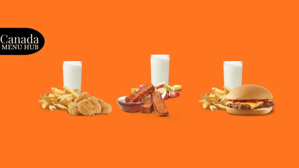 Wendys Kids Meals Menu With Prices in Canada