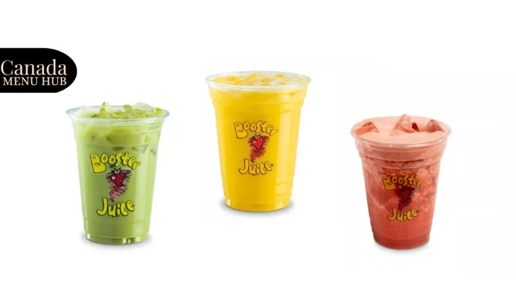 Booster Juice Booster Mixs Menu Price in Canada