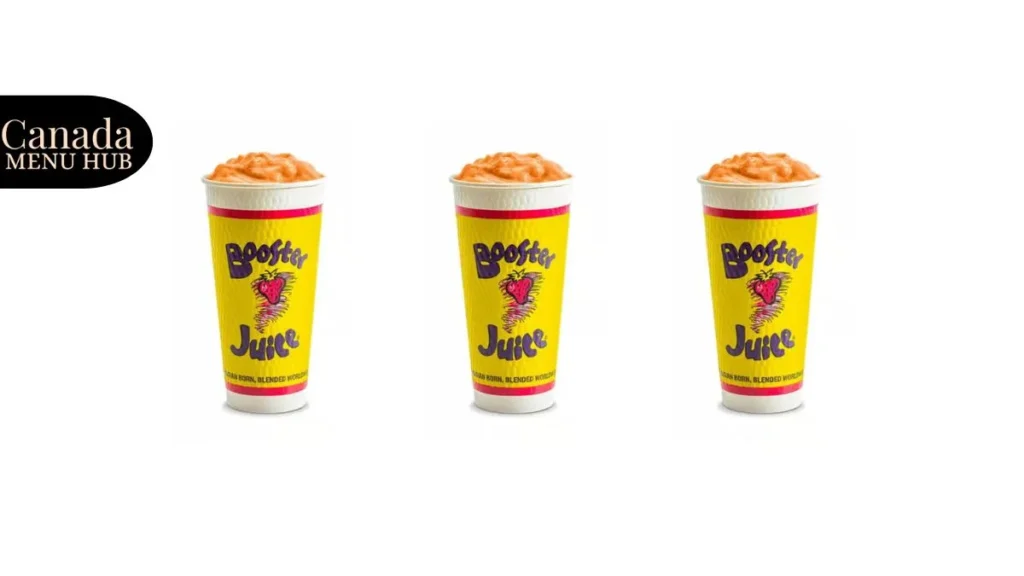 Booster Juice Classic Menu Price in Canada