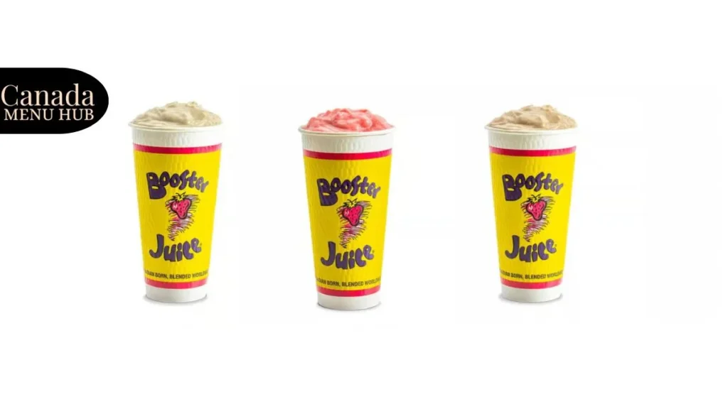 Booster Juice High Protein Menu Price in Canada