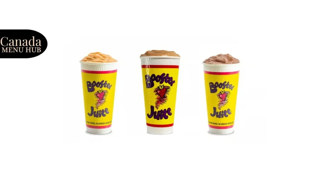 Booster Juice Spirit Menu Price in Canada