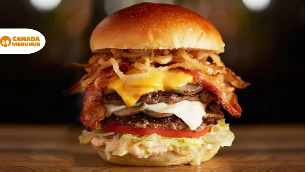 Kelseys Burly Burgers Menu Price in Canada