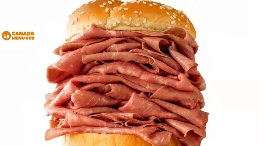 Arbys Roasted Beef Meals Menu Prices in Canada