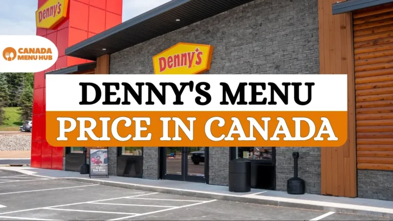 Dennys Menu Price Canada