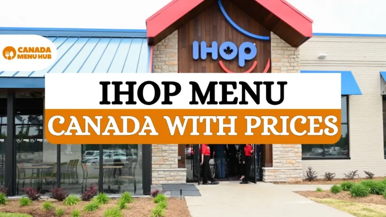 IHOP Menu Price in Canada