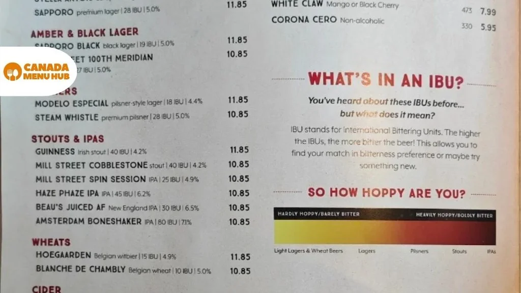 Jack Astor's Menu Price in Canada (2026 UPDATED) 2 Jack Astor's Menu Price in Canada