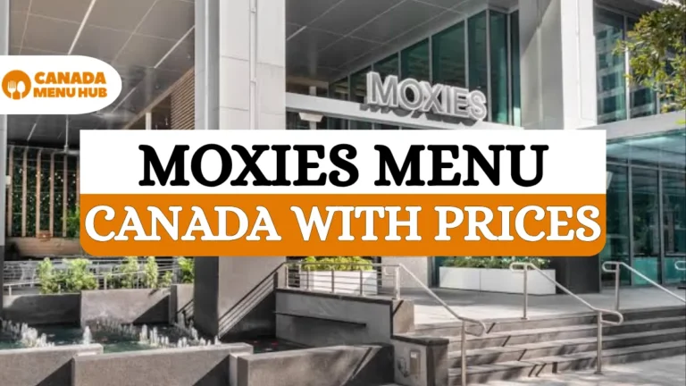 Moxies Menu Prices In Canada