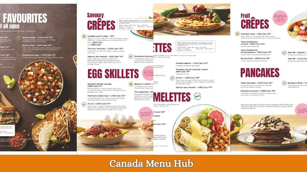 Cora Menu Prices in Canada