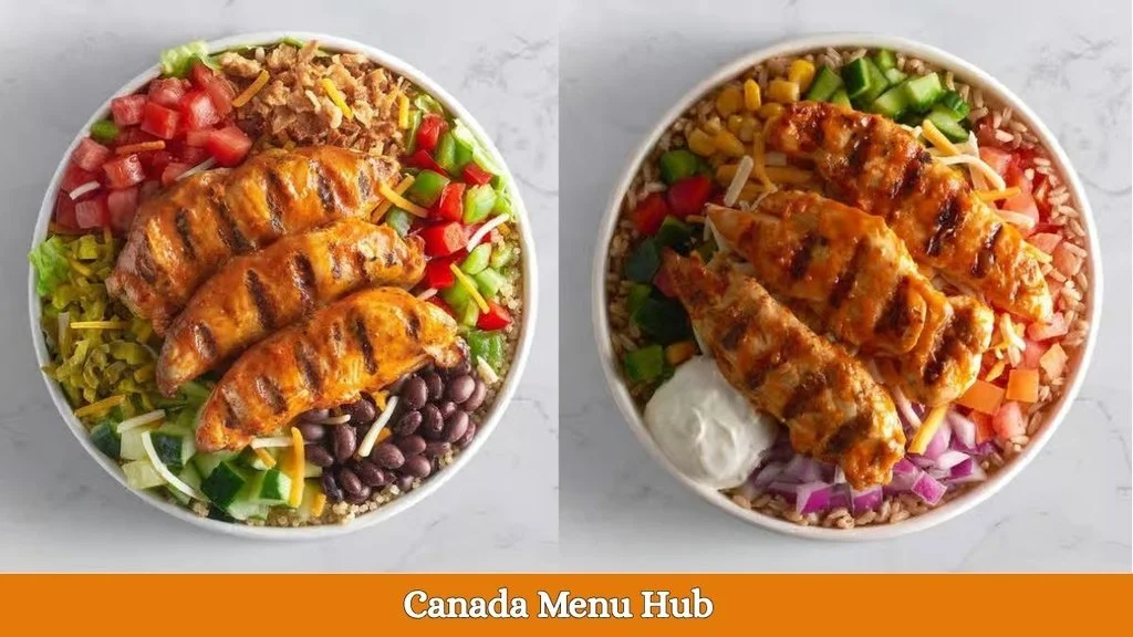 Poulet Rouge Bowl Menu Price Canada