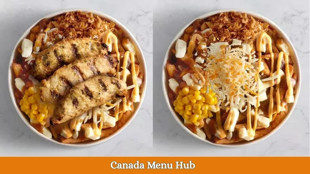 Poulet Rouge Poutine Menu Price Canada